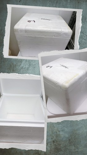 Polystyrene styrofoam box - polystyrene,