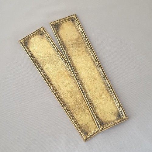 Pair cast brass edwardian - brass,
