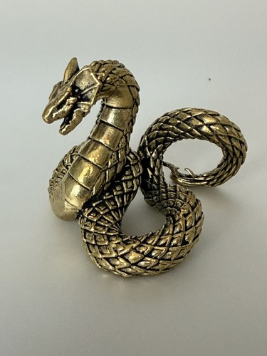 Solid brass golden dragon - solid,