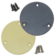 Black or Ivory Guitar Switch Back Plate Cover with Screws | Fits Les Paul® Style