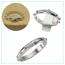 Rosary Ring in 925% Silver