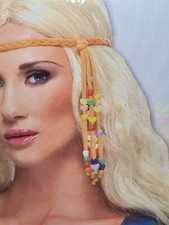 1960s Themed Hippie Beaded Headband