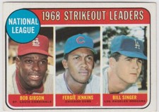 1969 Topps BOB GIBSON + FERGIE