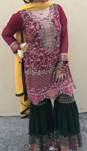 Mehndi outfit pakistani - outfit,