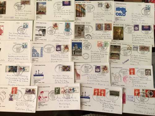 Germany airmail flight - flight, cards