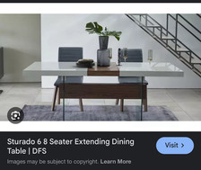 Sturado 6/8 Seating extendable Dinning Table ( No Chairs)  