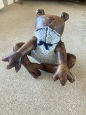 Door Stop Faux Leather FROG