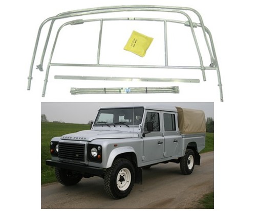Galvanised rear hood - hood, set