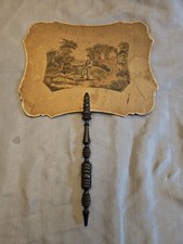 Ladies Antique face screen Georgian period 1825/1900 200 yrs old!! Tv/Film Prop