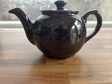 Vintage Retro Sadler Brown Betty Mini One Person 1 Pint Teapot Treacle Glaze