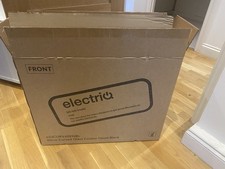 electriQ 60 cm Curved Glass Cooker Hood – 270 m³/h, LED, Extract/Recirc