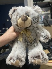 Grey Muri Moo Teddy Bear. Soft Toy Plush Teddy.