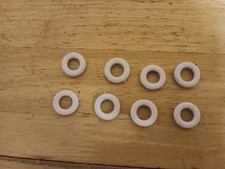 White Replacement Minic / Triang / Britains tyres pack of 8 by  K & R Replicas