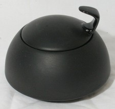 Superb Rosenthal Watler Gropius  TAC Studio Line Black Lidded Sugar Bowl