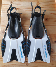 US Divers Pro Flex Adjustable Heel Scuba Snorkelling Fins Flippers L/XL UK 8-12