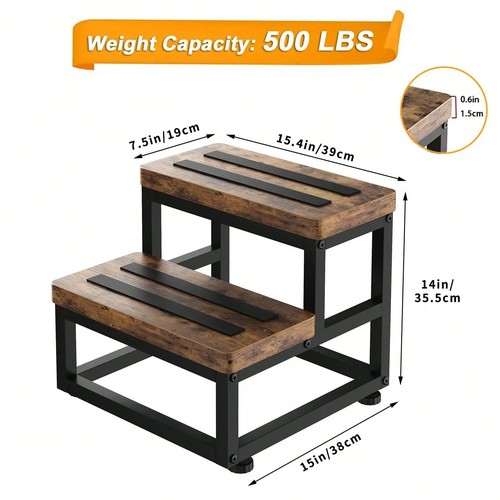 Step wooden stool - step,