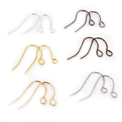 Plain earring hooks blanks - plain,