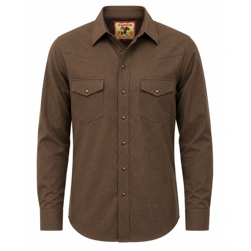 Cinch men brown western - cinch,