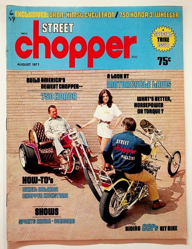 Street chopper magazine august - chopper,