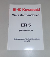 Workshop Manual Supplement Kawasaki ER 5 Twister Year 1996
