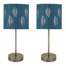 Set of 2 Modern Antique Brass