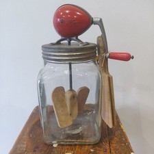vintage  Blow Butter Churn, made in England around the 1940s to 1950s.