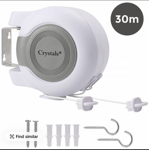 Crystals 30m retractable - 30m,