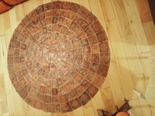 Handmade African Leather Rug