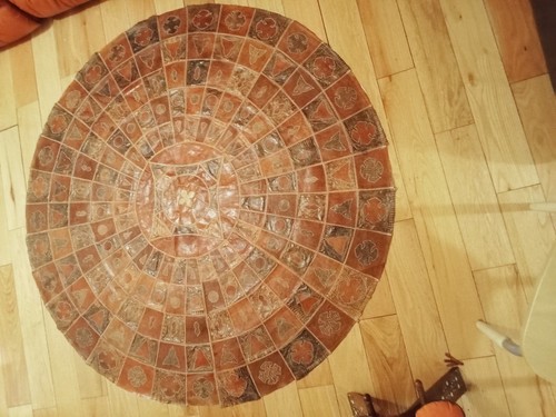 Handmade african leather rug - handmade,