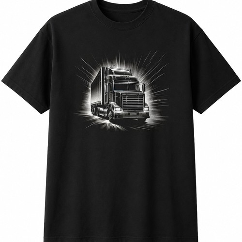 Hgv lorry greyscale retro - hgv,