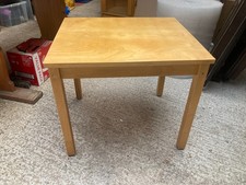 Ikea Brown Natural Wooden Coffee Side End Table 60 x 50 cm x 52 cm high