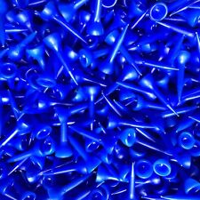 100  X 35MM  BLUE PLASTIC GOLF TEES  35MM   FREE U.K.P&P
