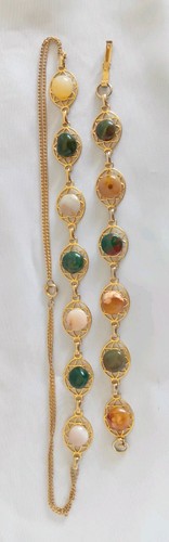 Vintage scottish agate parure - agate,
