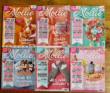 Bundle 6 Mollie Makes Magazine Magazines - Issues 70 71 72 73 74 75
