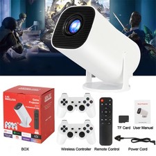 2025 Gaming Projector 4K P30MAX Android 12 Wireless Gaming Dual Controller WIFI