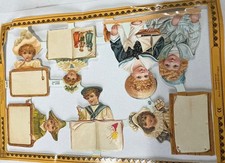 Vintage Mamelok Press - Die printed embossed sheets 