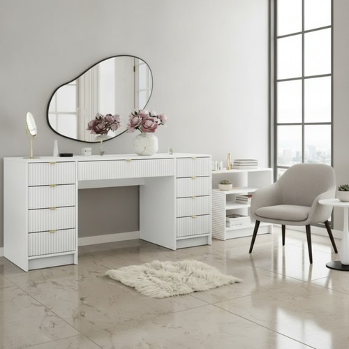 Tireno bis desk with drawers - desk,