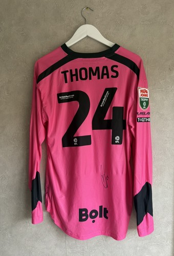 Signed match worn lewis thomas - signed,