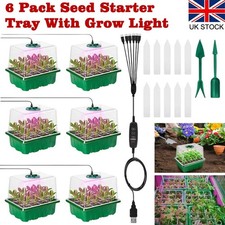 6 Pack Seed Starter Tray With