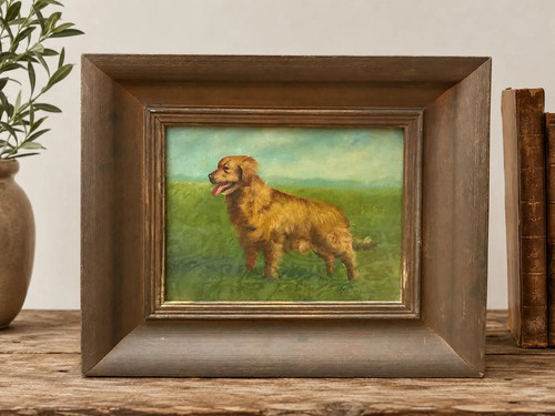 Vintage 1950s golden retriever - vintage,