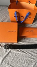  LV Initials Belt Grey