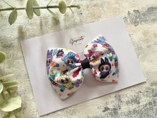 Labubu Style Large Ribbon Hair Bow Clip 4.5” Lafufu Handmade