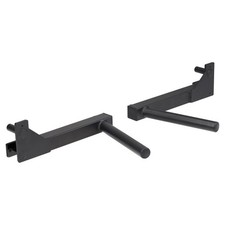 Mirafit M100 Power Squat Rack Cage Home Gym Add On Dip Bars - Pair #159