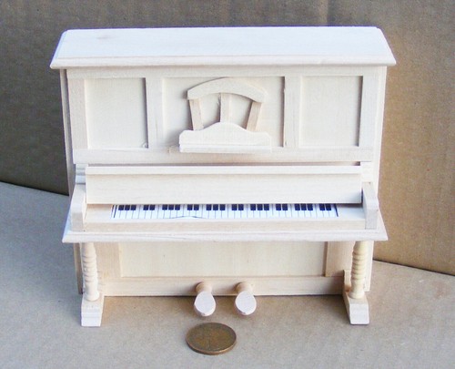 Dolls house wooden upright - house,