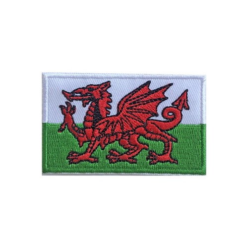 Welsh dragon flag embroidered - dragon,