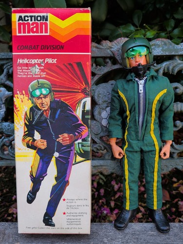 Vintage action man - man, red