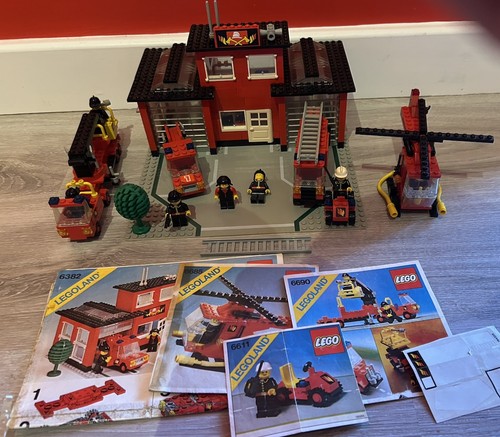 Lego fire station - fire, vehicles