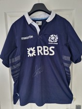 Finn Russell Signed Scotland Rugby Shirt (3) *COA*
