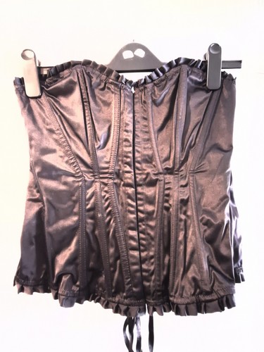 Ladies black satin - satin, style