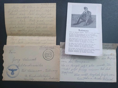 German ww2 wk2 soldiers - wk2, letter